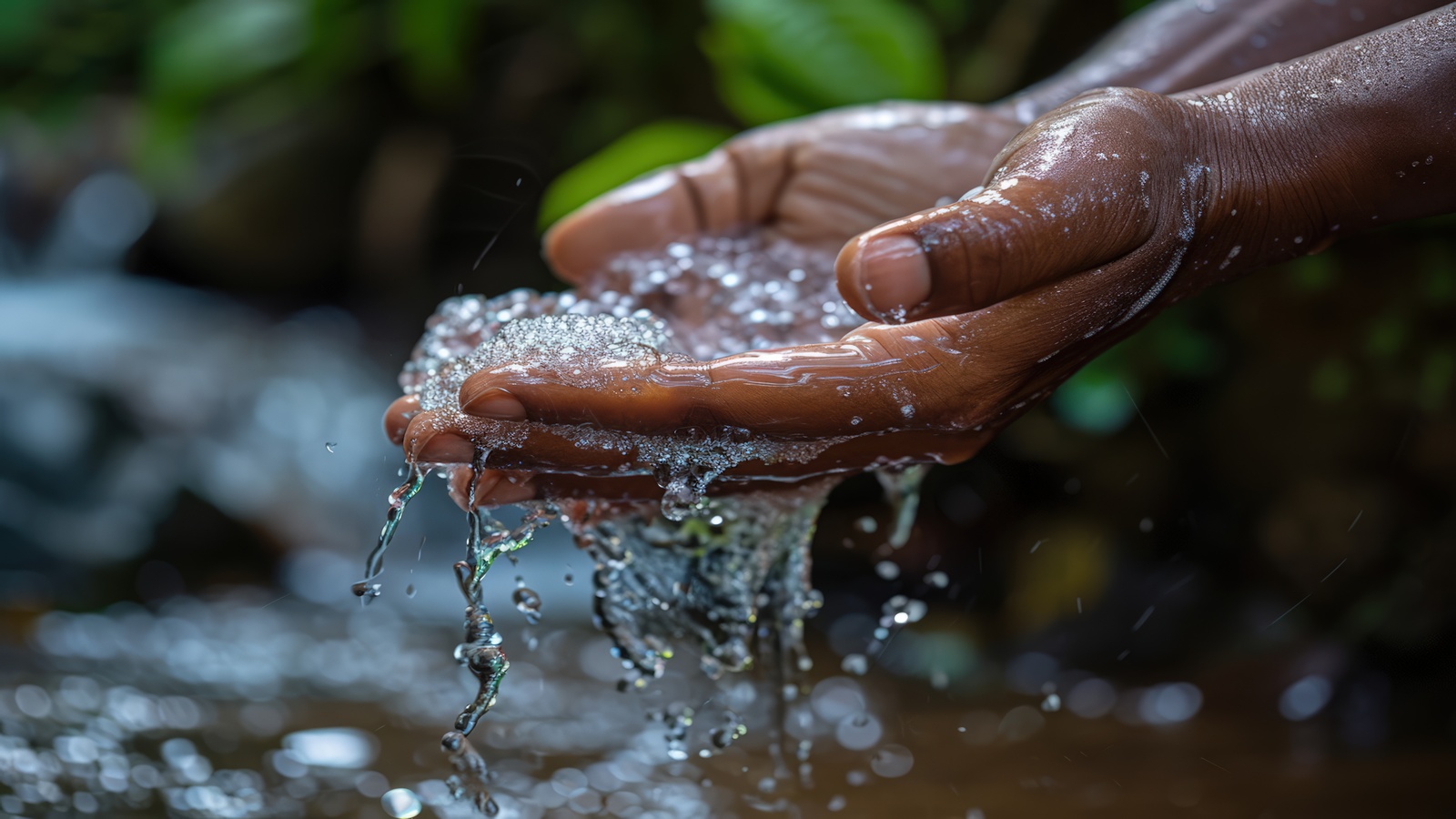 Bomba de Água levando agua